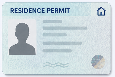 Residence permit document